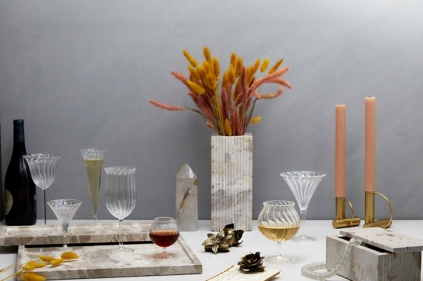 Tulipa Aperitif Glasses, Set of 3