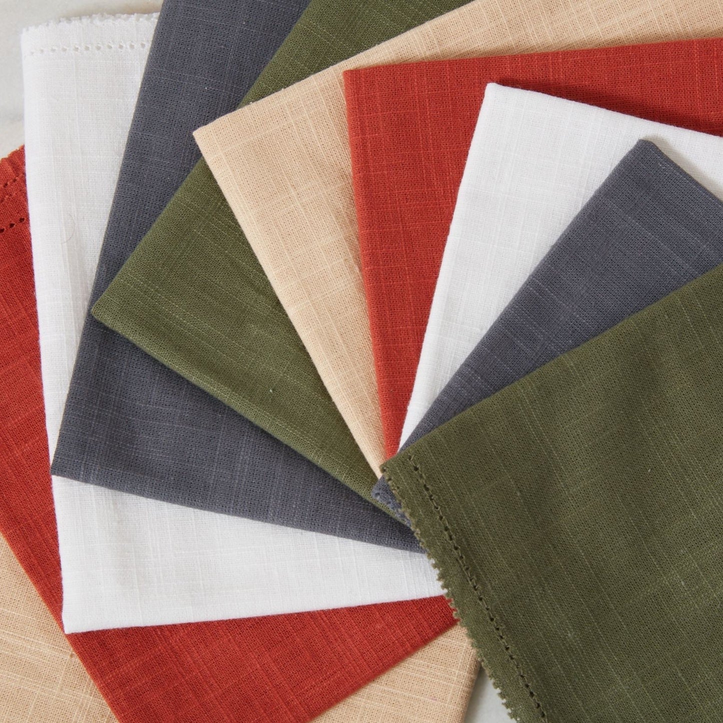 Hudson Napkins Set of 4, White