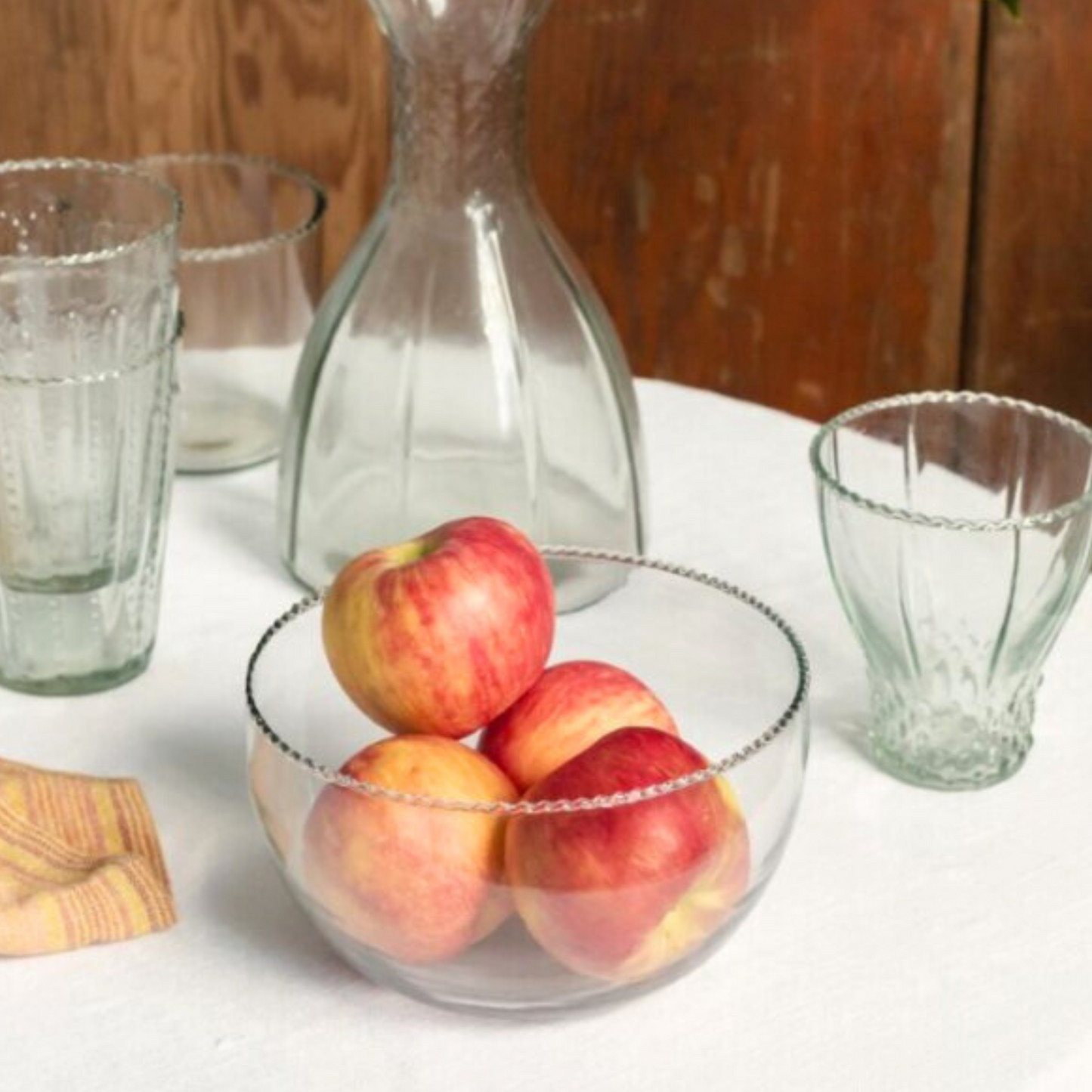 Ruffle Glass Bowl, Small
