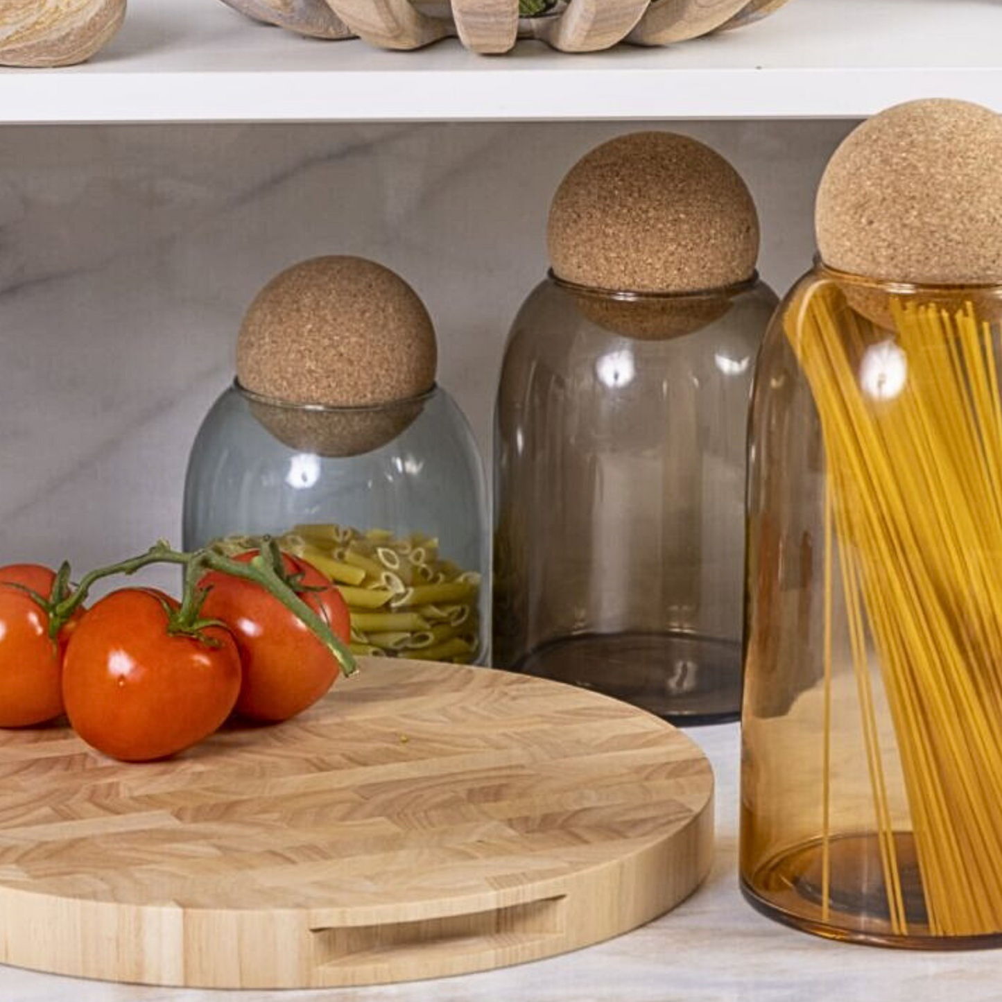 Evia Large Canister, Apricot