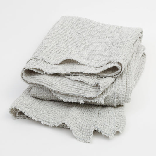 Venice Oversized Waffle Throw, Ocean