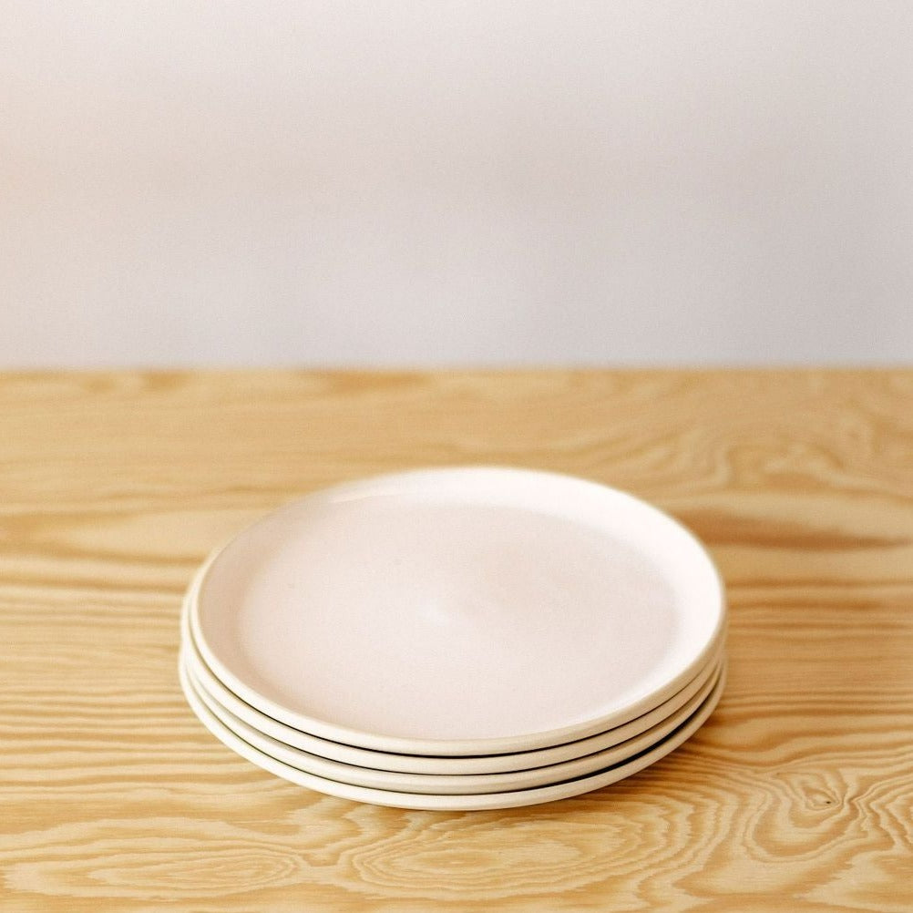 Treves Side Plate, White, Set of 4