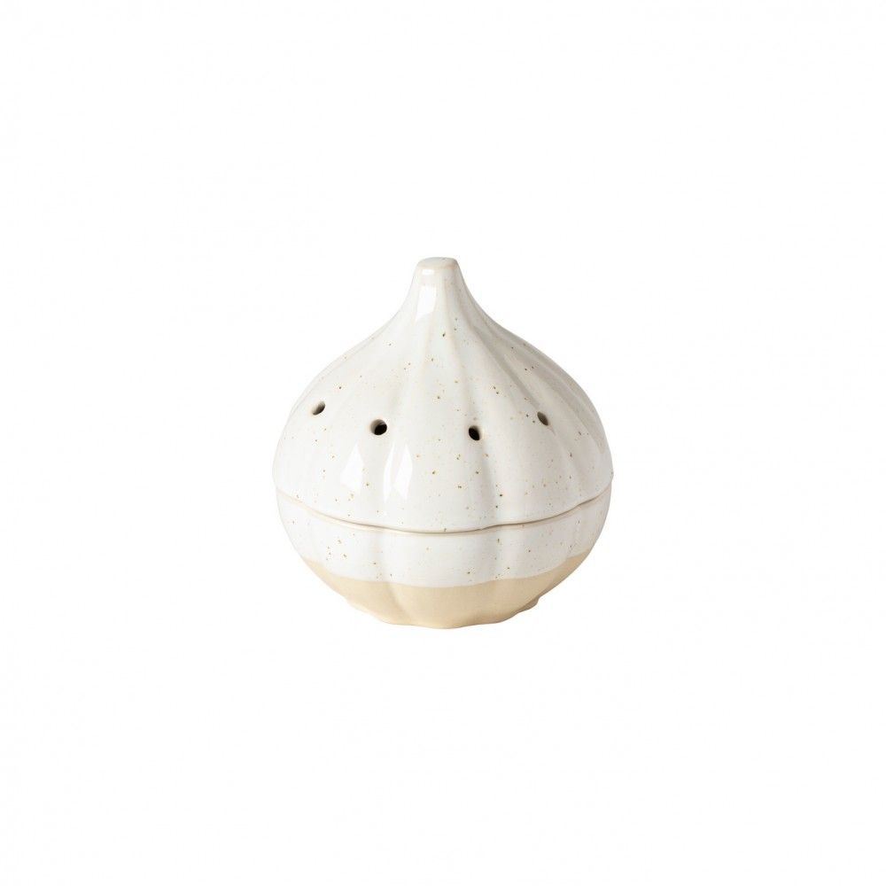 Fattoria Garlic Canister, White