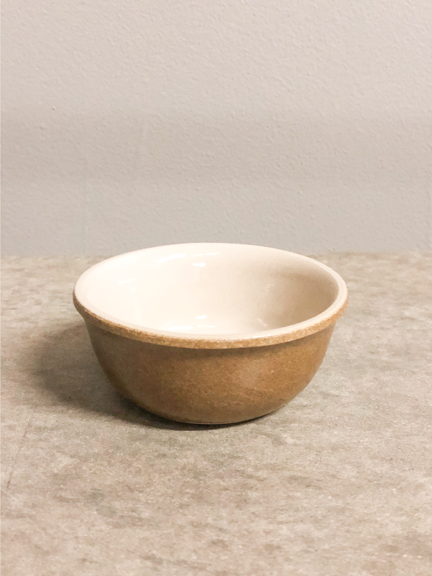 Poterie Renault Marmelette Dish-- (0.125 L)-- Brown
