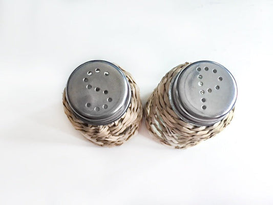 Seagrass Cage Salt & Pepper Shaker Set