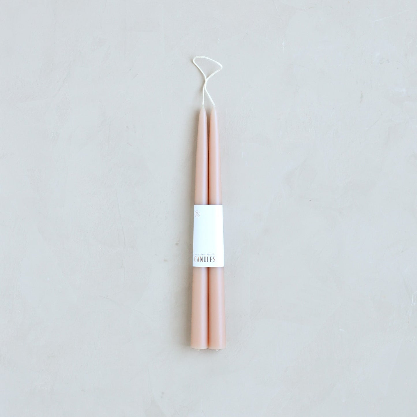 Classic Taper Candle, Set of 2, Petal