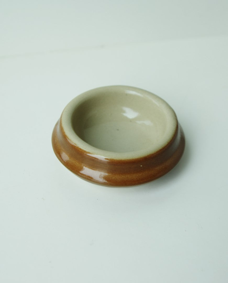 Poterie Renault Butter Pot - (0.02 L) --- BROWN