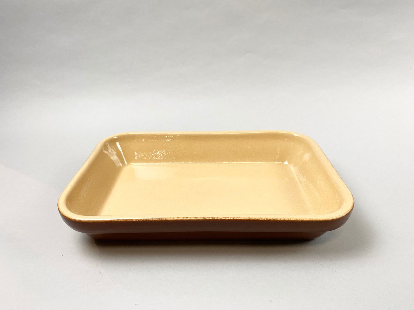 Poterie Renault Rectangular Plate - Large (1.5 L) - Brown
