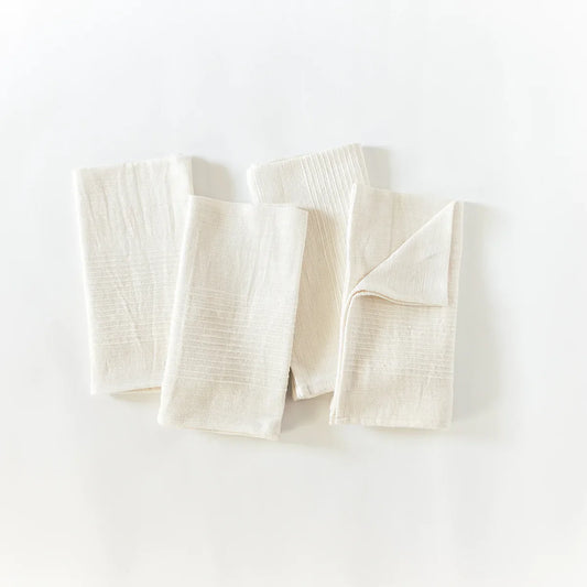 Riviera Napkins, Natural, Set of 4