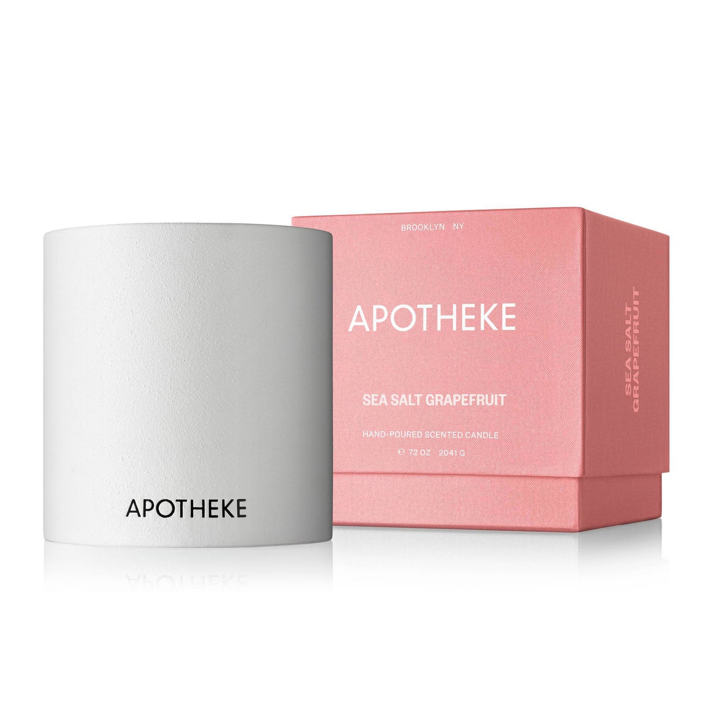 Apotheke Concrete 4-Wick Candle, Sea Salt Grapefruit