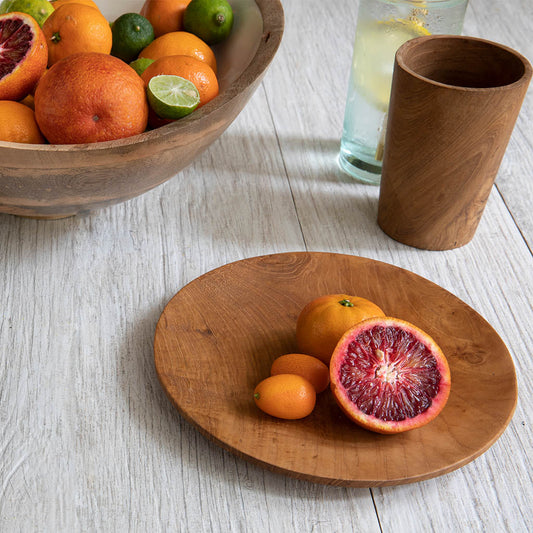 Teak Salad Plate