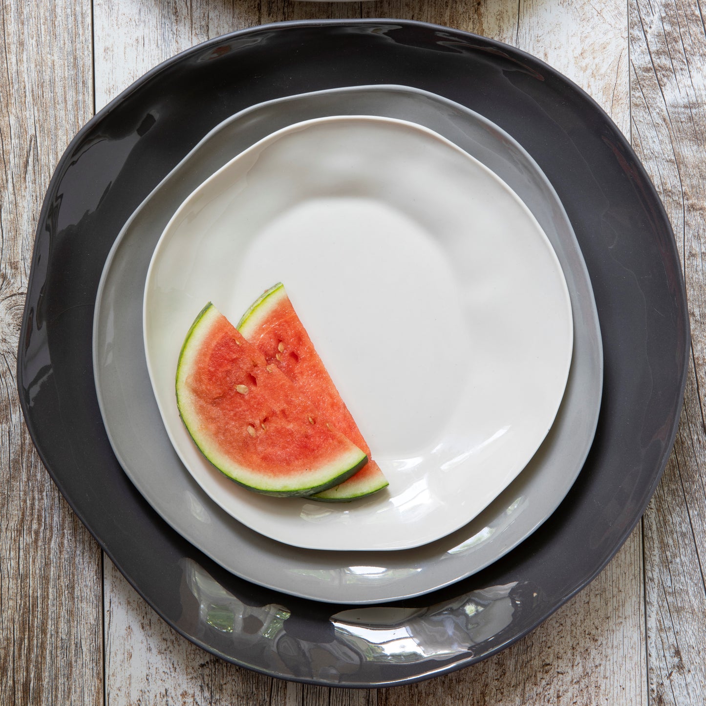 Tam Stoneware Gia Platter, Slate