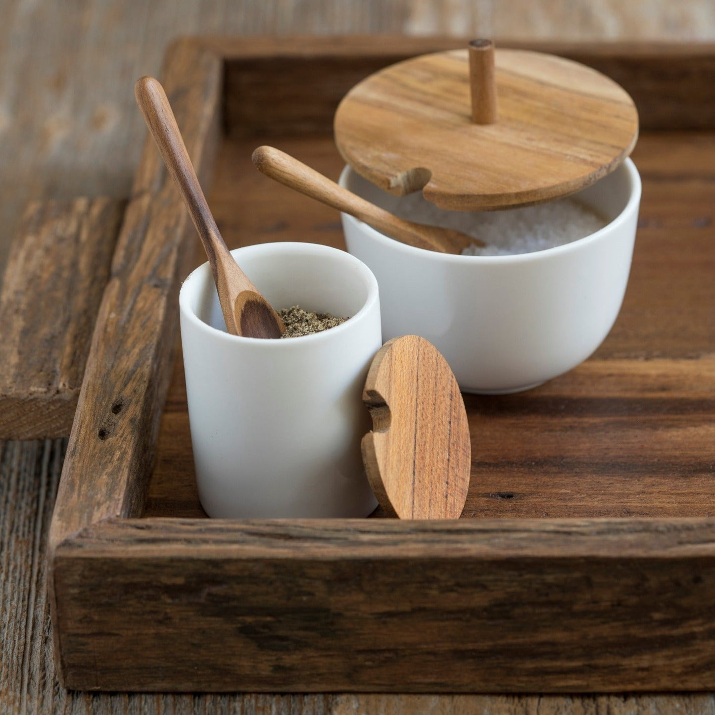 Reclaimed Wood Tray Square, Small