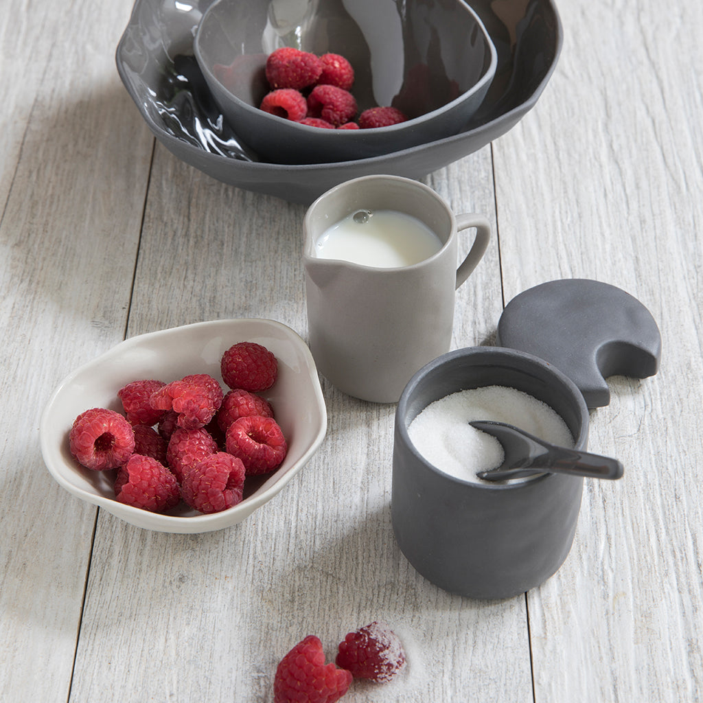 Tam Stoneware Creamer, Sterling