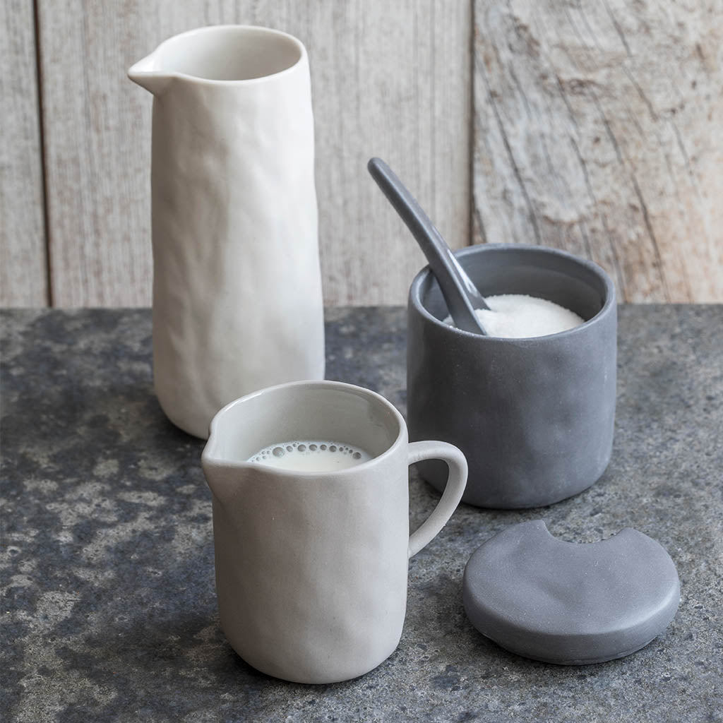 Tam Stoneware Sugar Cellar, Slate