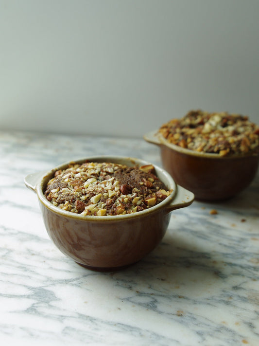 Poterie Renault Small Handled Bowl- (0.25 L) Brown