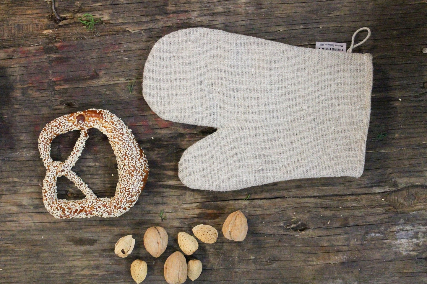 Thieffry Bagatelle Linen Oven Mitt - French Dry Goods