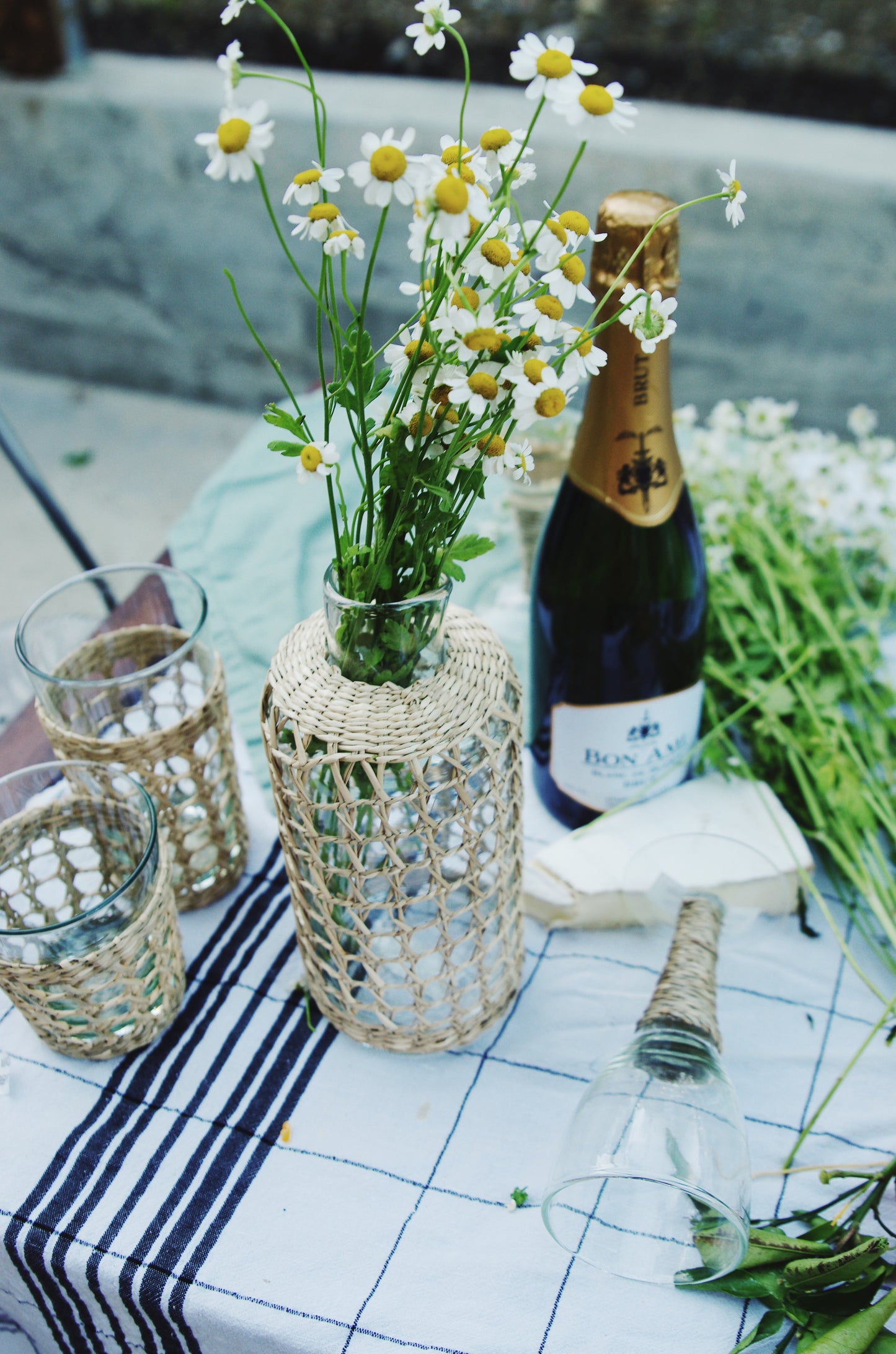 Seagrass Cage Highball Glass