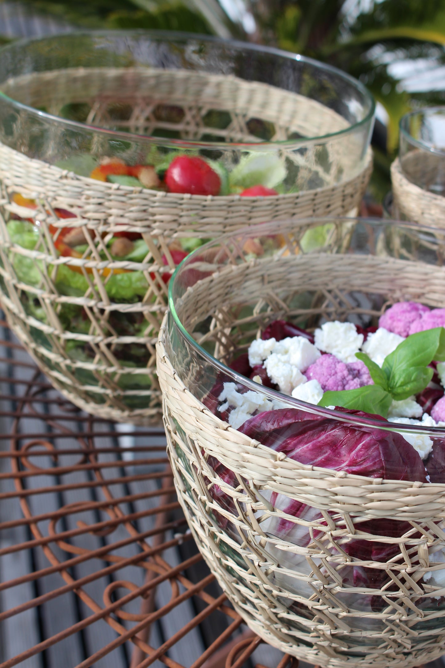 Seagrass Medium Cage Salad Bowl