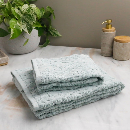 Firenze Hand Towel, Sky Light