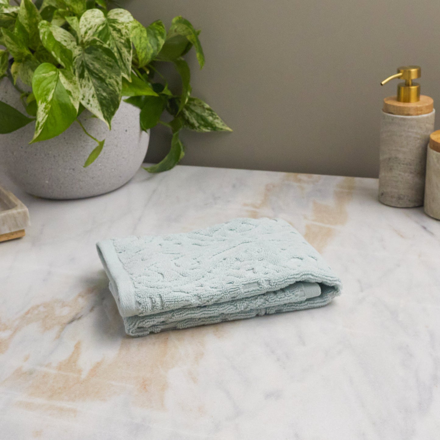 Firenze Hand Towel, Sky Light