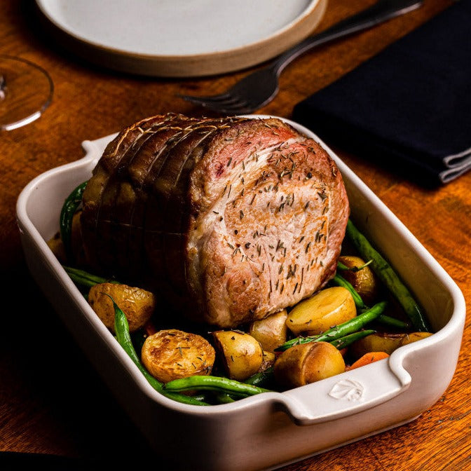 Peugeot Appolia Ceramic 16" Rectangular Baker, Ecru