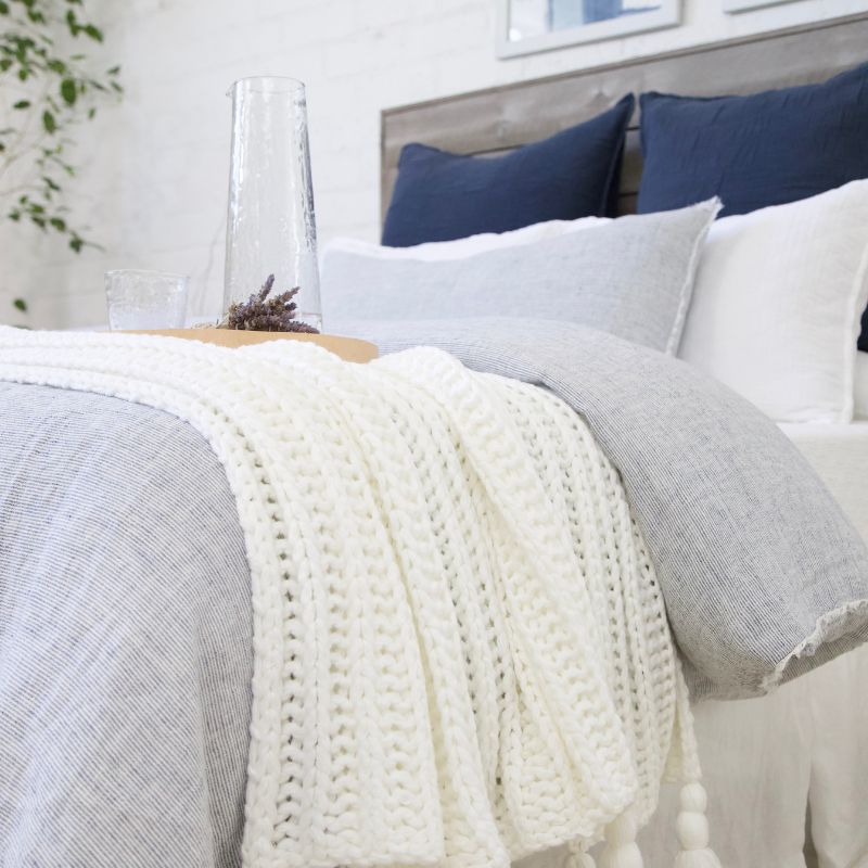 Logan King Duvet, Navy