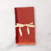 Lilia Napkins Set of 4, Rhubarb