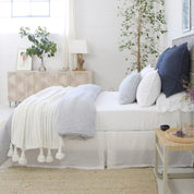 Logan Queen Duvet, Navy