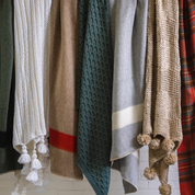 Siempre Blanket, Surplus with Black Stripe