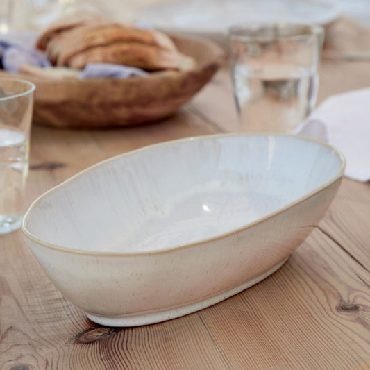 Eivissa Reactive Glaze Oval Baker