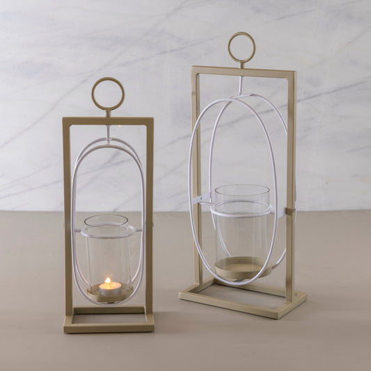 Easton Small Lantern, Dove
