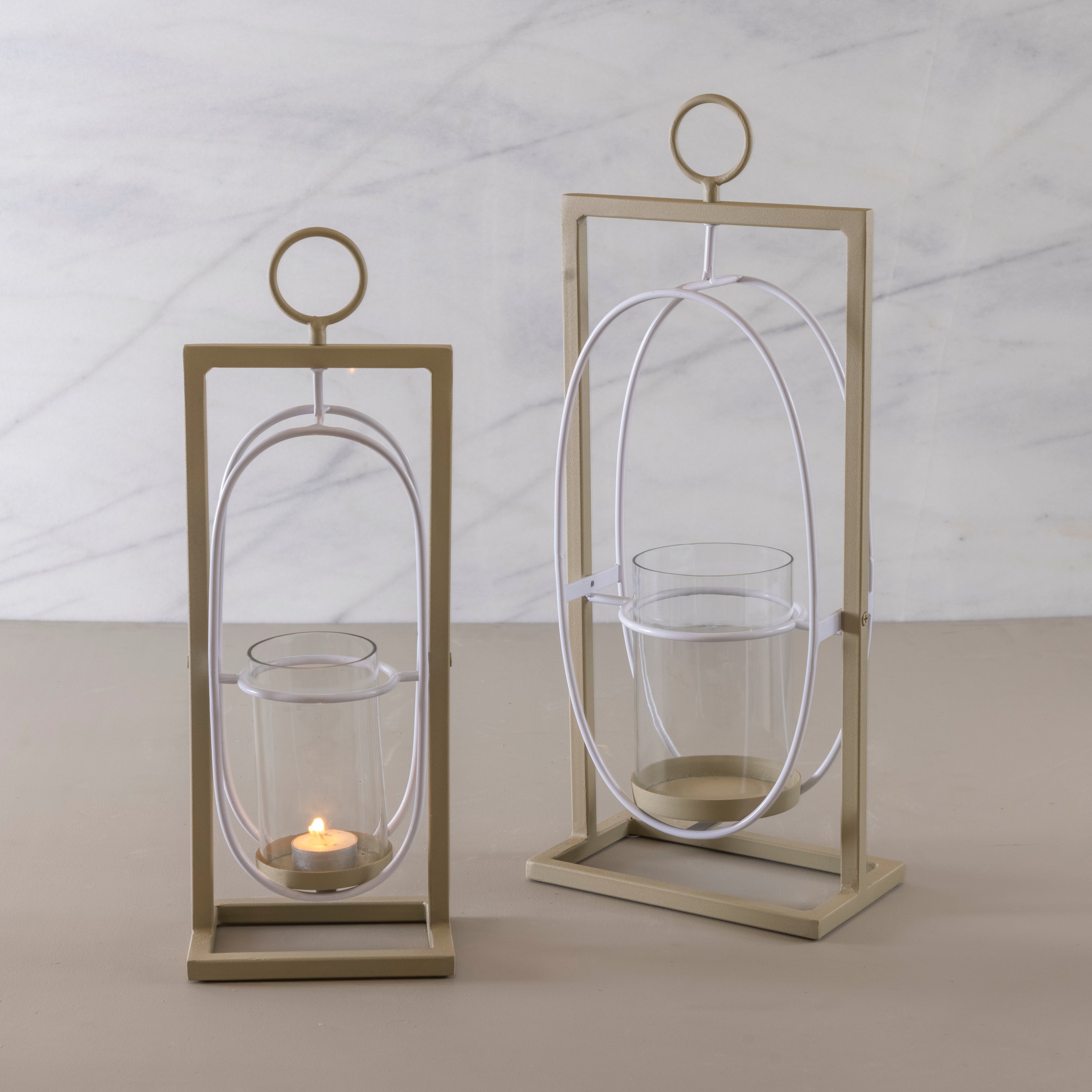 Easton Large Lantern, Dove