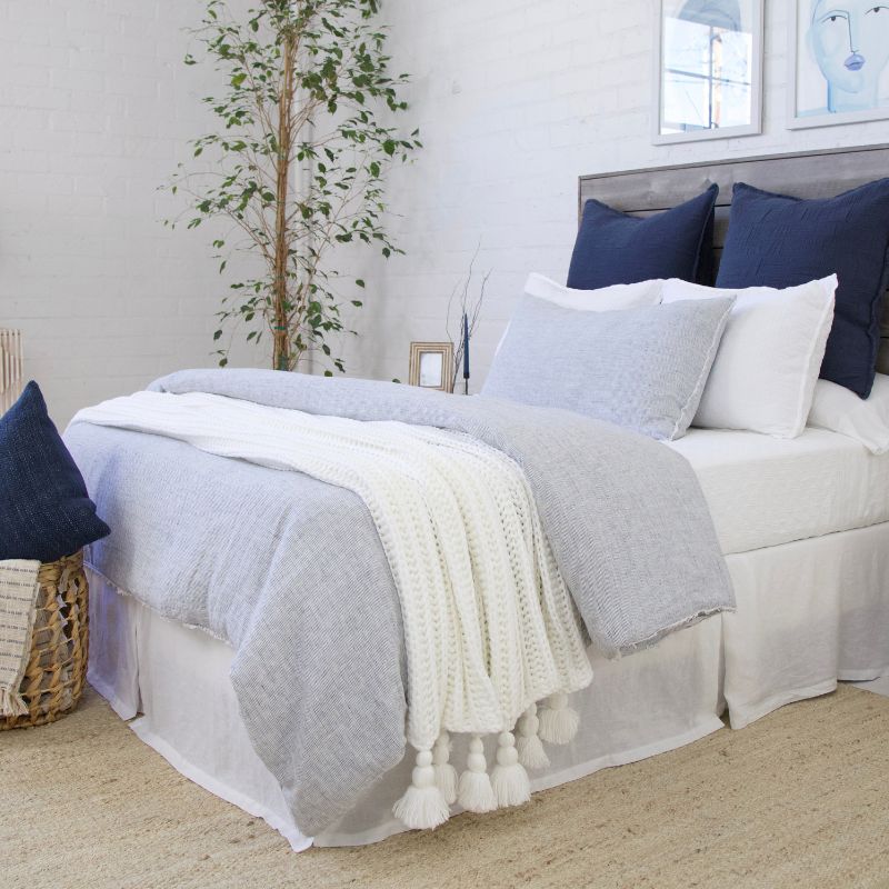 Logan King Duvet, Navy