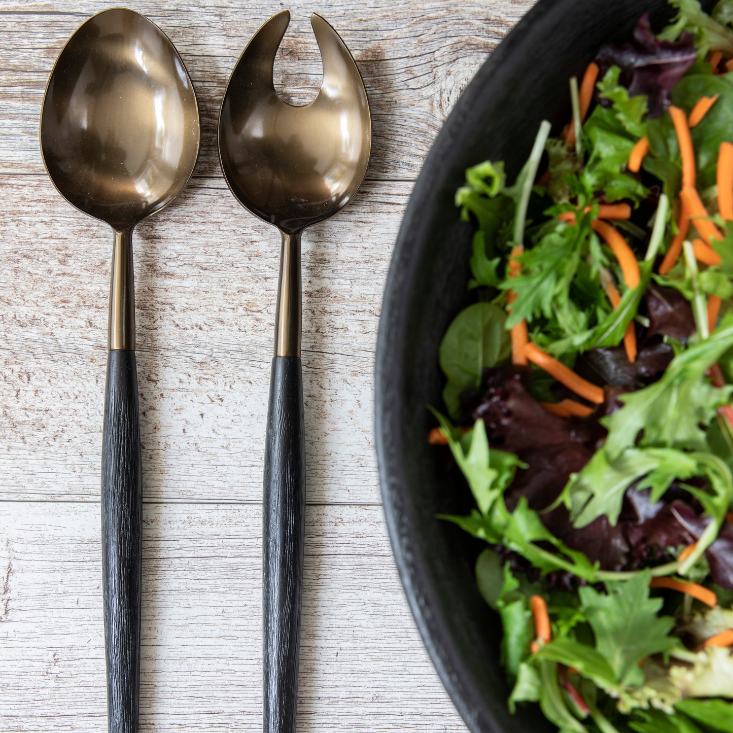 Arendal Aged Bronze Serving Set