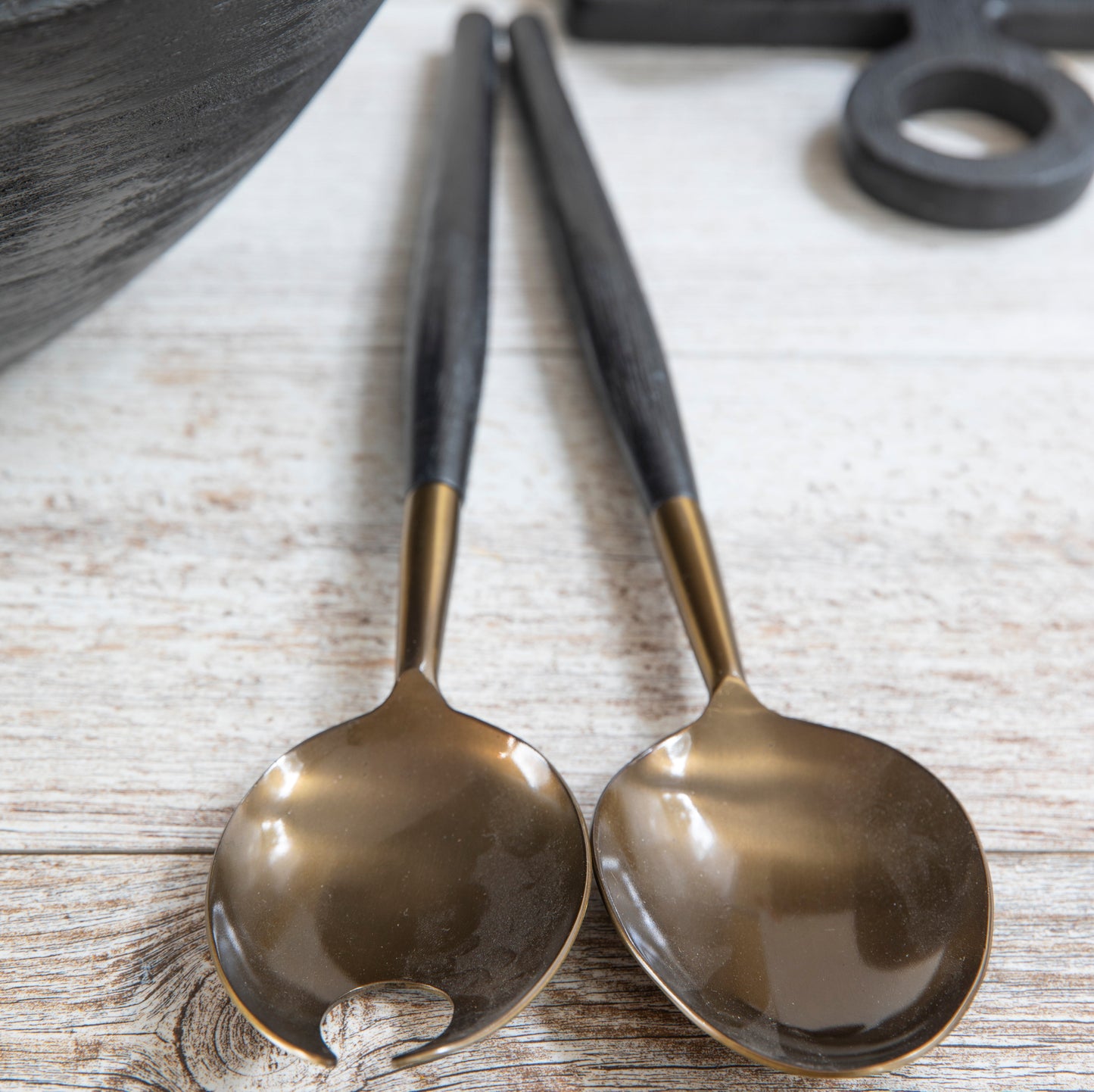 Arendal Aged Bronze Serving Set