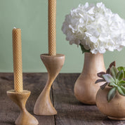 Kiln Mango Wood Bulb Vase