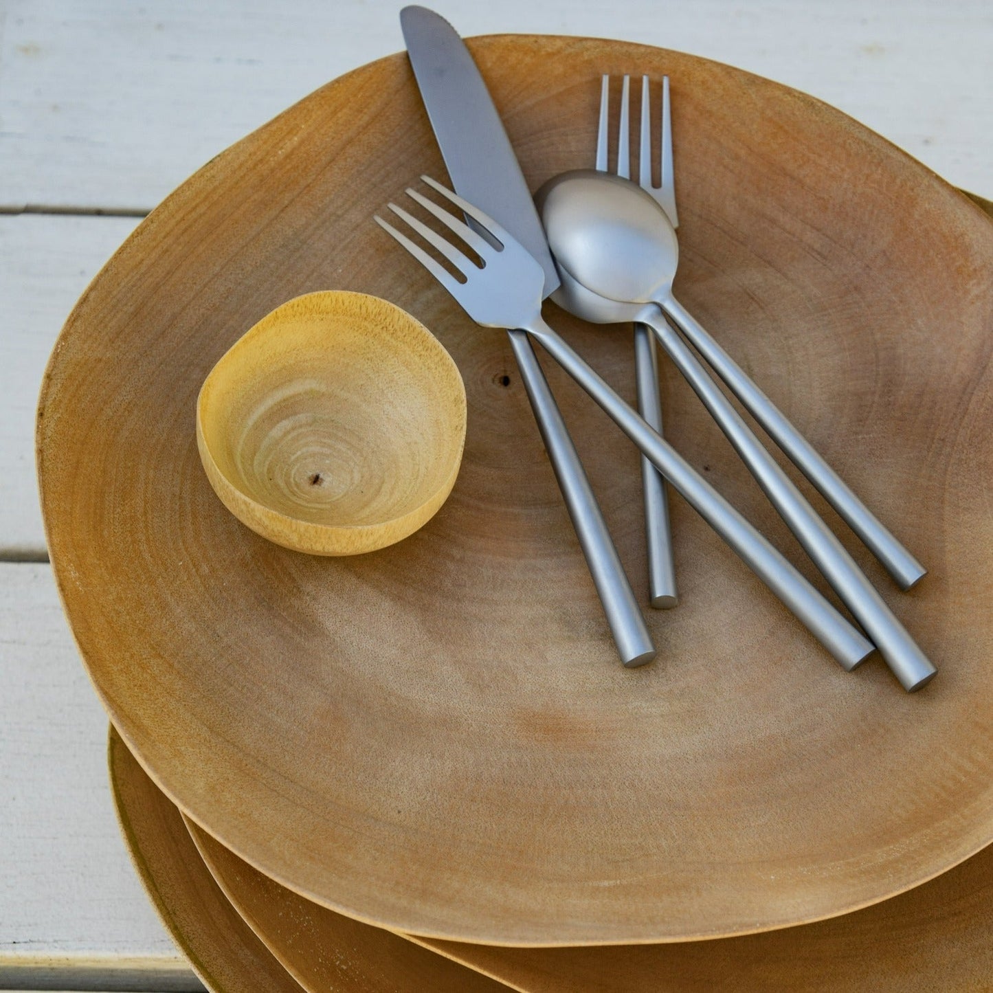 Kiln Mango Wood Plate, Large