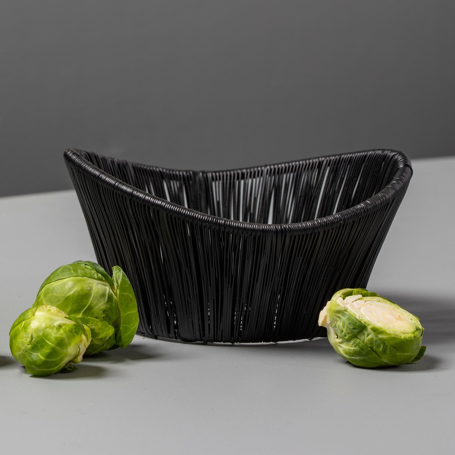 Black Rhythm Wire Small Basket