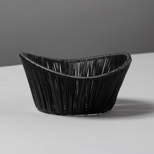 Black Rhythm Wire Small Basket