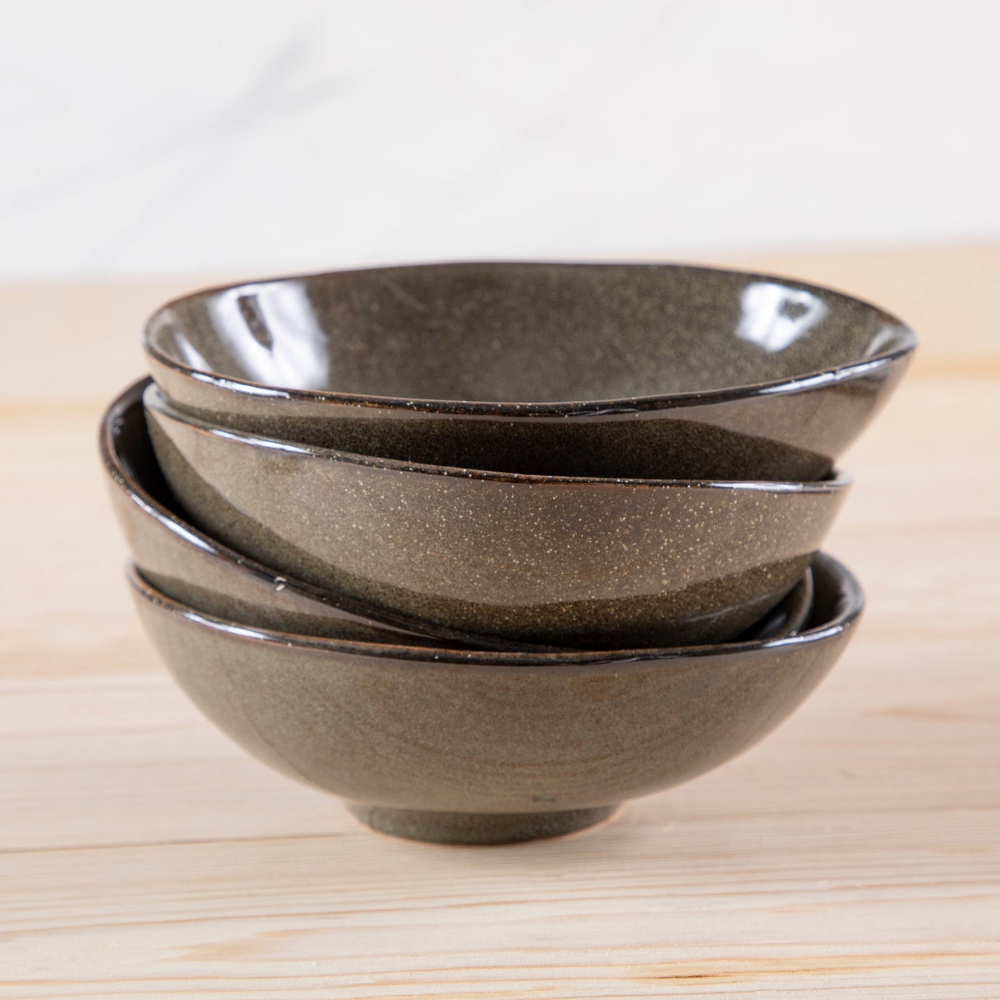 Handmade Resin Champagne Bucket with Leather Handles, Black Marble