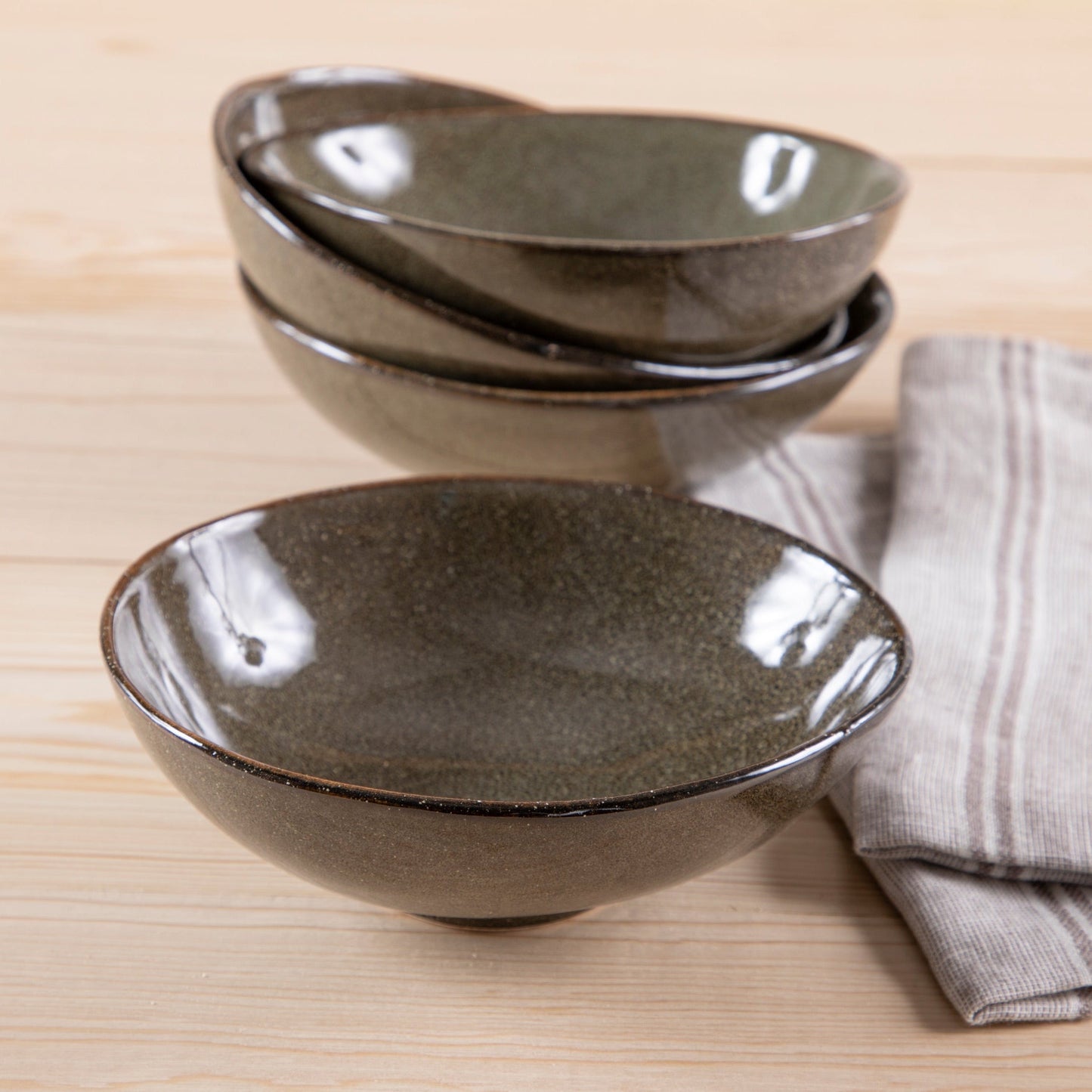 Handmade Resin Champagne Bucket with Leather Handles, Black Marble