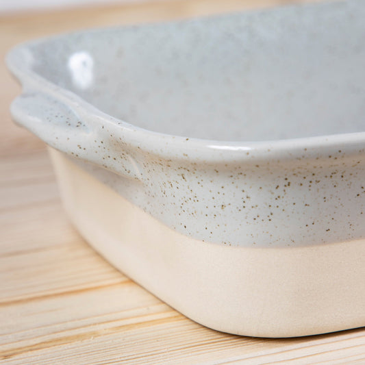 Fattoria 11" Rectangular Baker, Grey