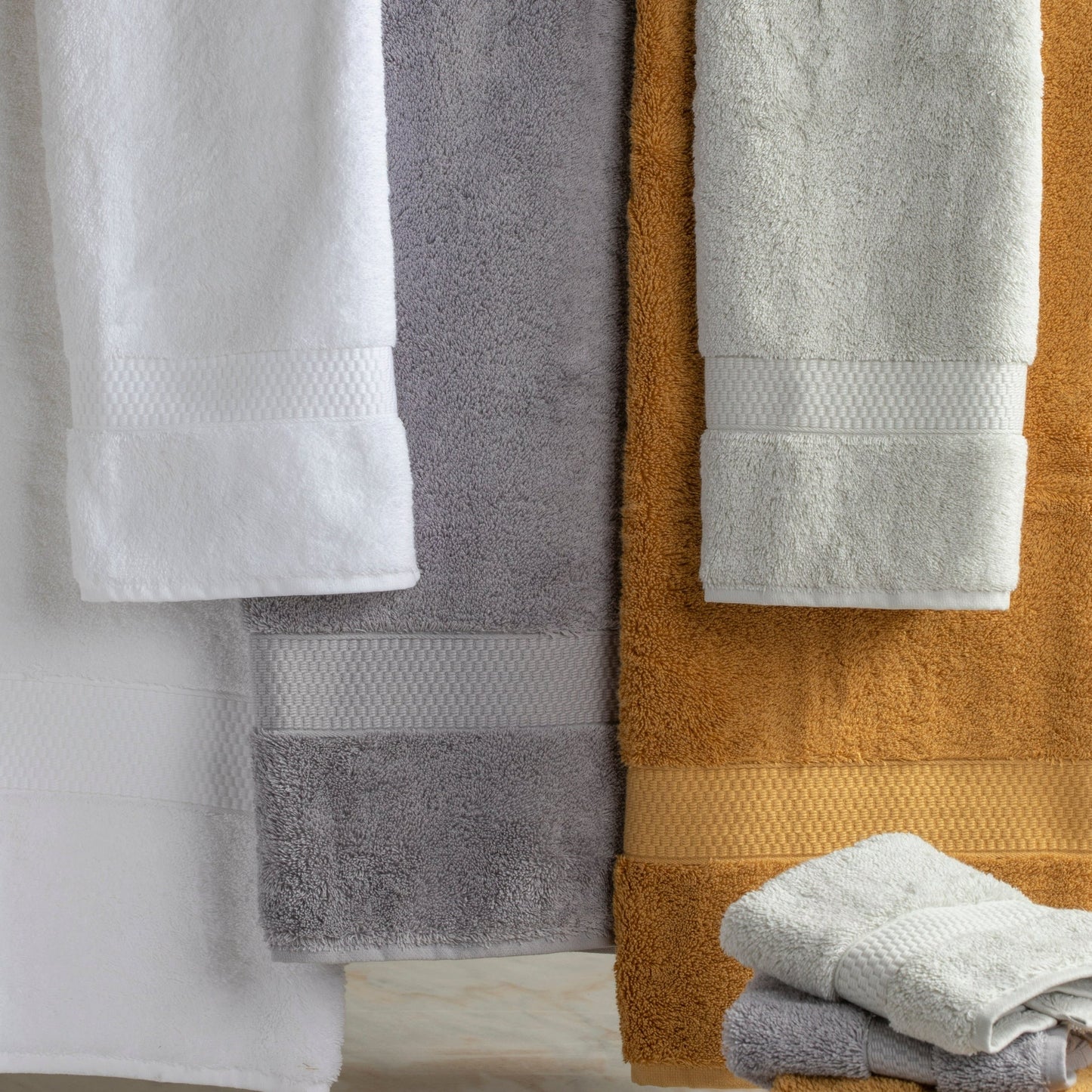 City Hand Towel, Pearl