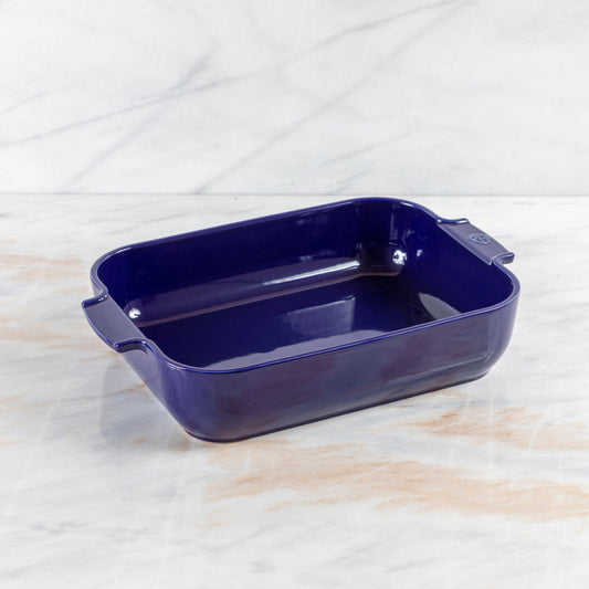 Peugeot Appolia Ceramic 16" Rectangular Baker, Deep Blue