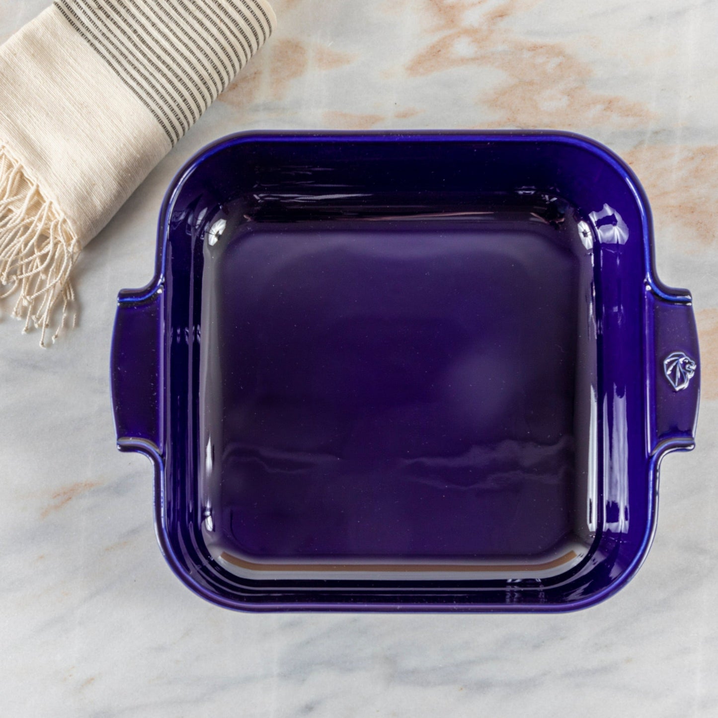 Peugeot Appolia Ceramic 14" Square Baker, Deep Blue