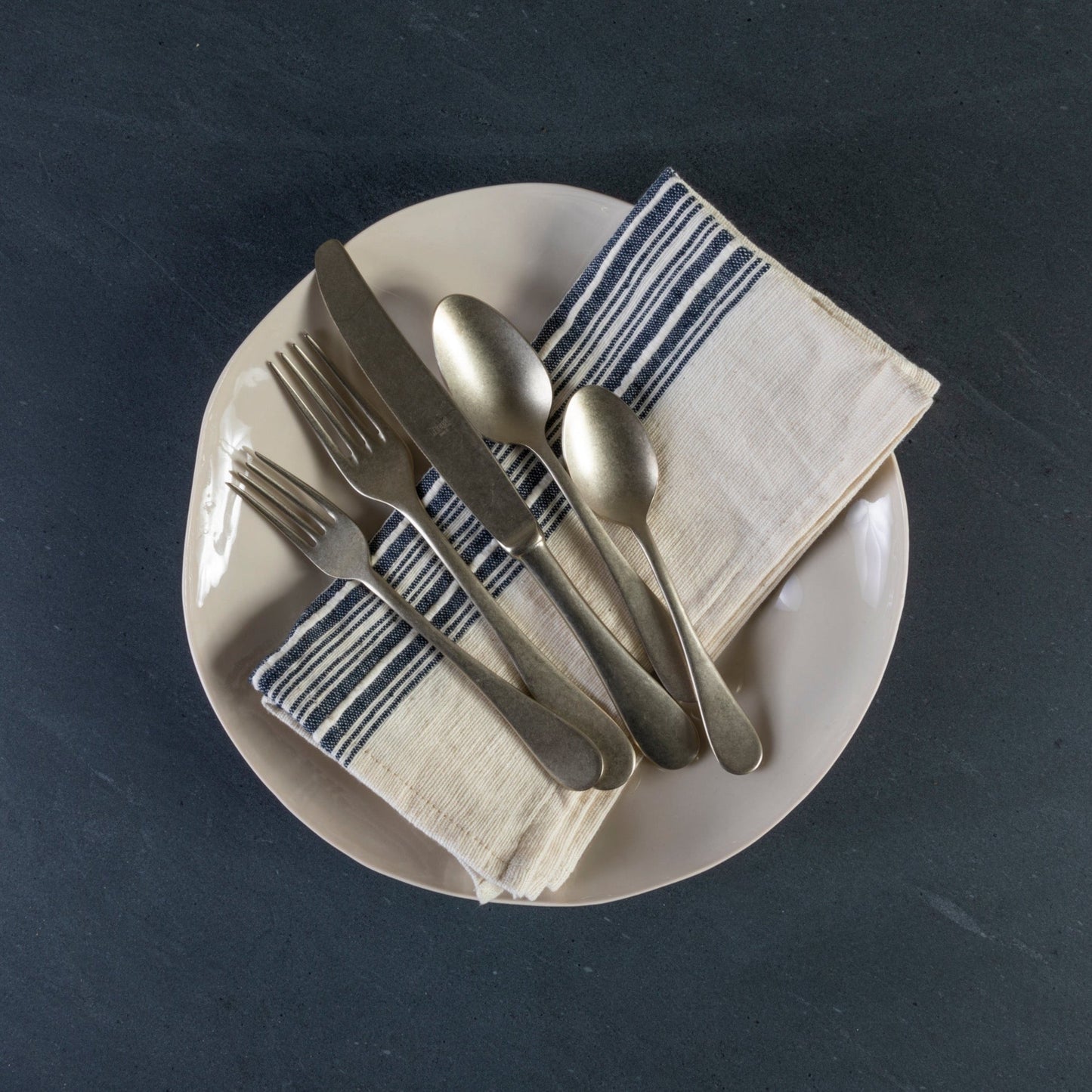 Vintage Champagne Flatware Set