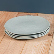 Al Fresco Organic Dinner Plate, Sage Green, Set of 4
