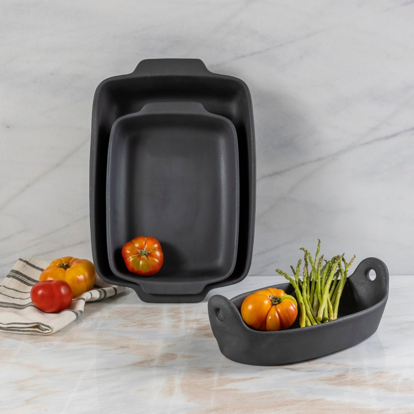 Barro Rectangular Roaster, Medium