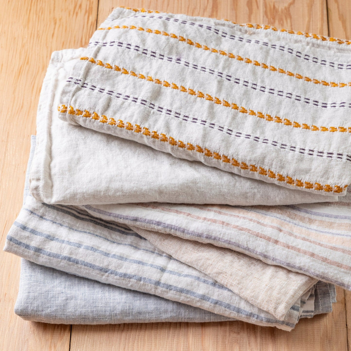 Carmela Kitchen Towel, Blue Stripe